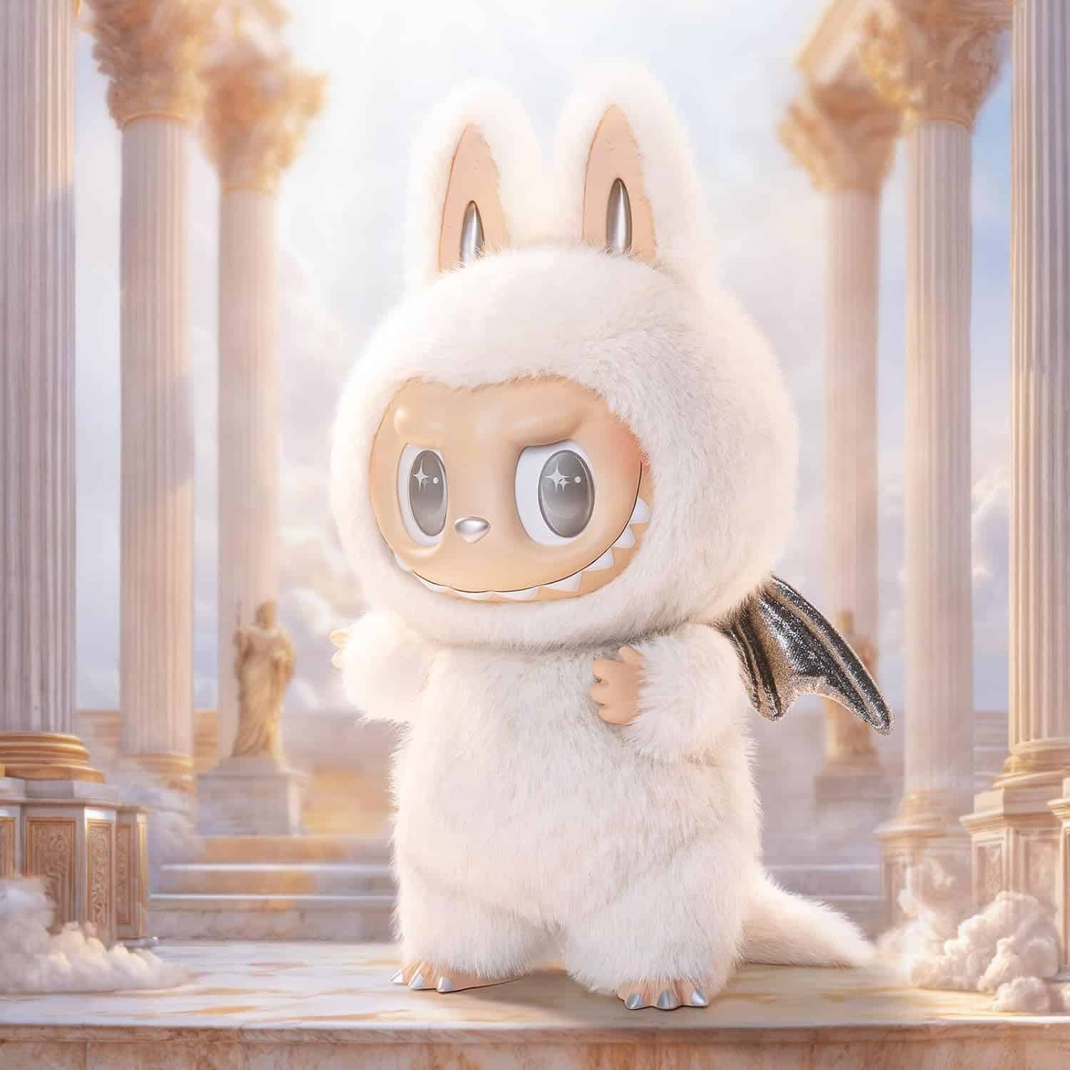 Original POP MART LABUBU Zimomo Angel in Clouds